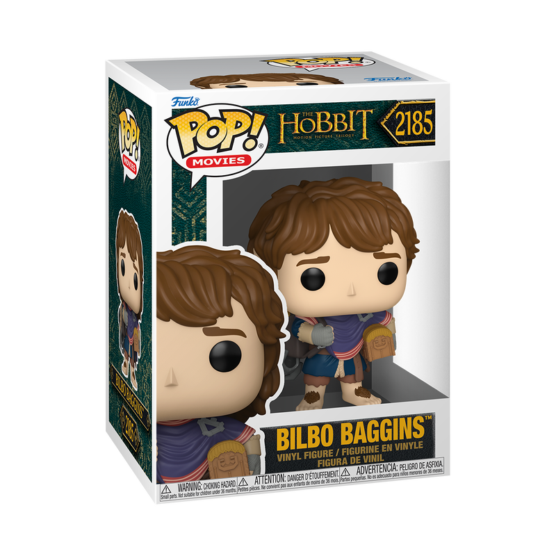 THE HOBBIT S2 - POP FUNKO VINYL FIGURE 2185 BILBO BAGGINS WITH CHEST 9CM