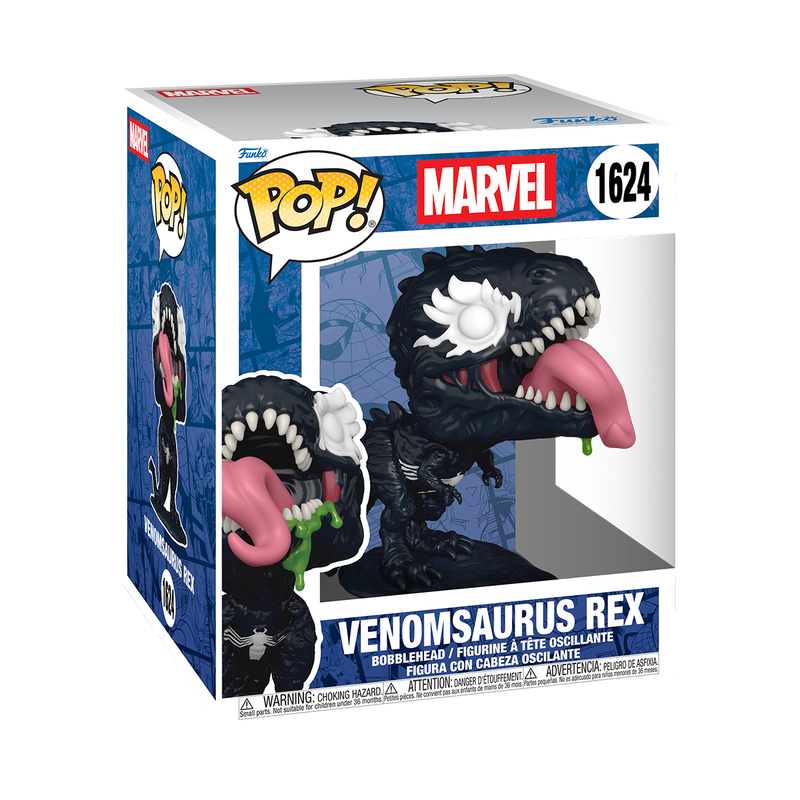 VENOM COMICS - POP FUNKO SUPER VINYL FIGURE 1624 VENOMSAURUS REX 15CM