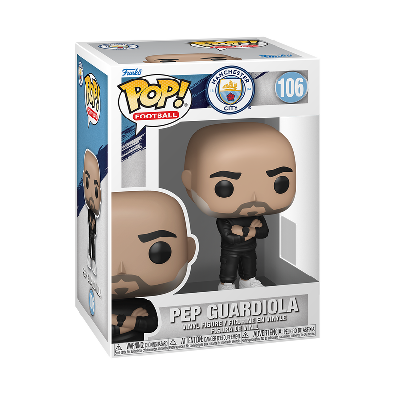 MANCHESTER CITY FC 2026 - POP FUNKO VINYL FIGURE 106 PEP GUARDIOLA 9CM