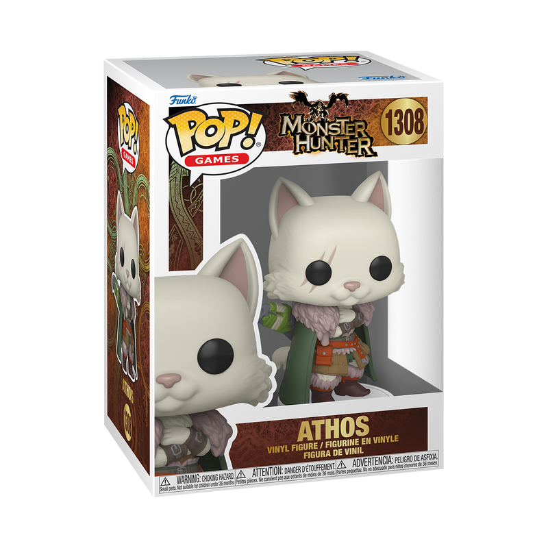 MONSTER HUNTER WILDS S1 - POP FUNKO VINYL FIGURE 1308 ATHOS 9CM