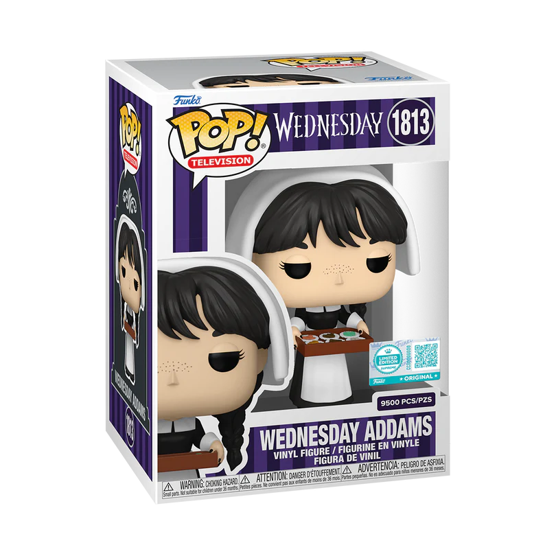 POPTV: WEDNESDAY - POP FUNKO VINYL FIGURE SUPREME - WEDNESDAY WITH FUDGE 9CM FUNSIDE EXCL