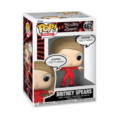 BRITNEY SPEARS - POP FUNKO VINYL FIGURE 462 OOPS, I DID IT AGAIN 9CM