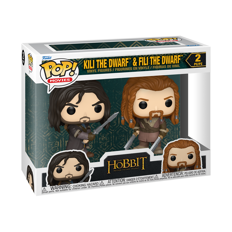 THE HOBBIT S2 - POP FUNKO VINYL FIGURE 2-PACK - KILI THE DWARF & FILI THE DWARF 2PK 9CM