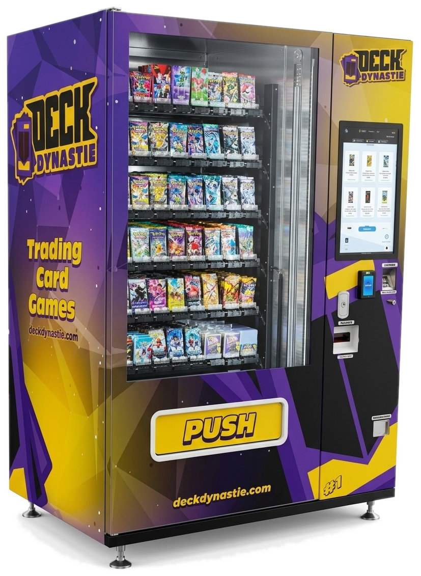DeckDynastie TCG-Automat – Frontansicht freigestellt