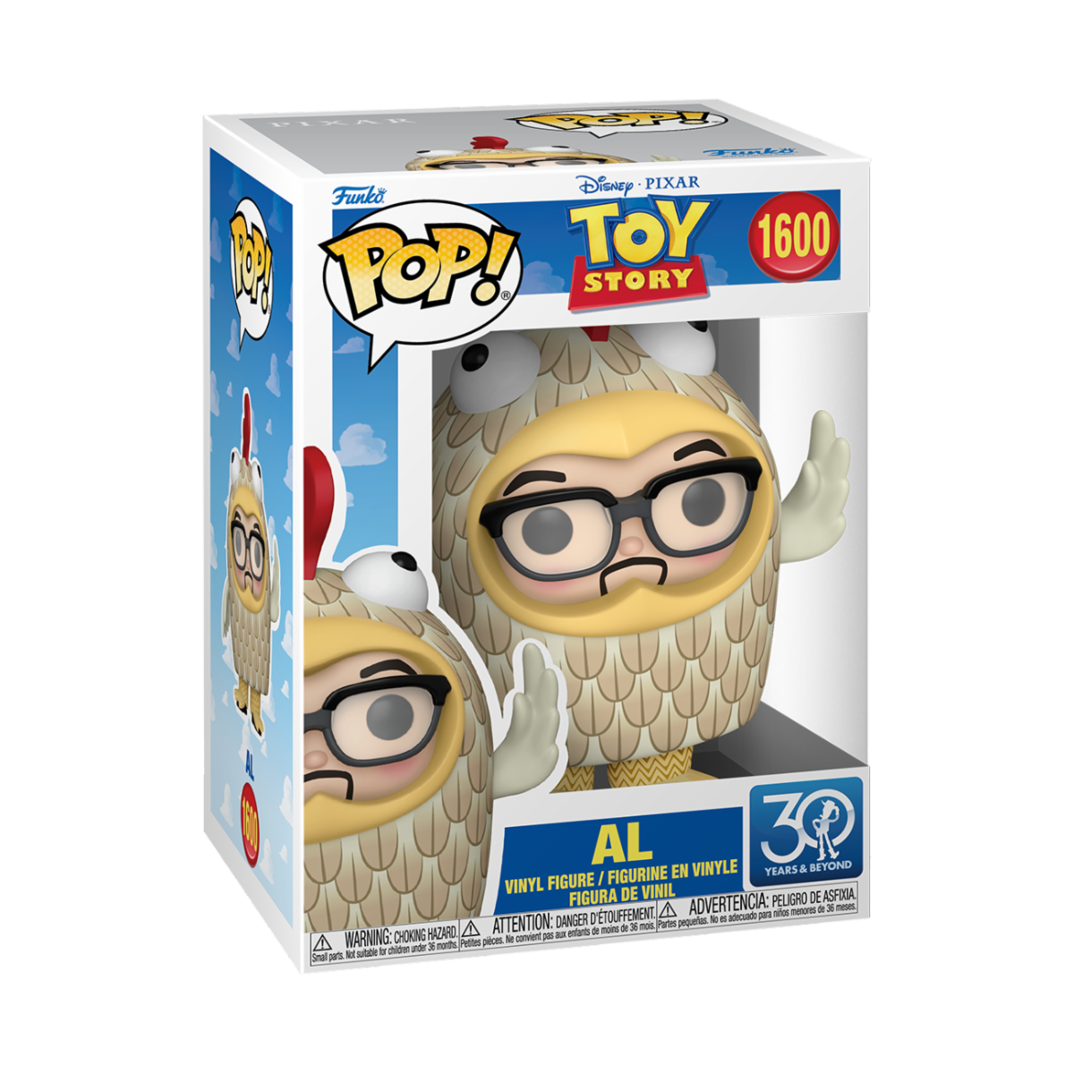 DISNEY - TOY STORY 30TH ANNIVERSARY POP FUNKO VINYL FIGURE 1600 AL 9CM