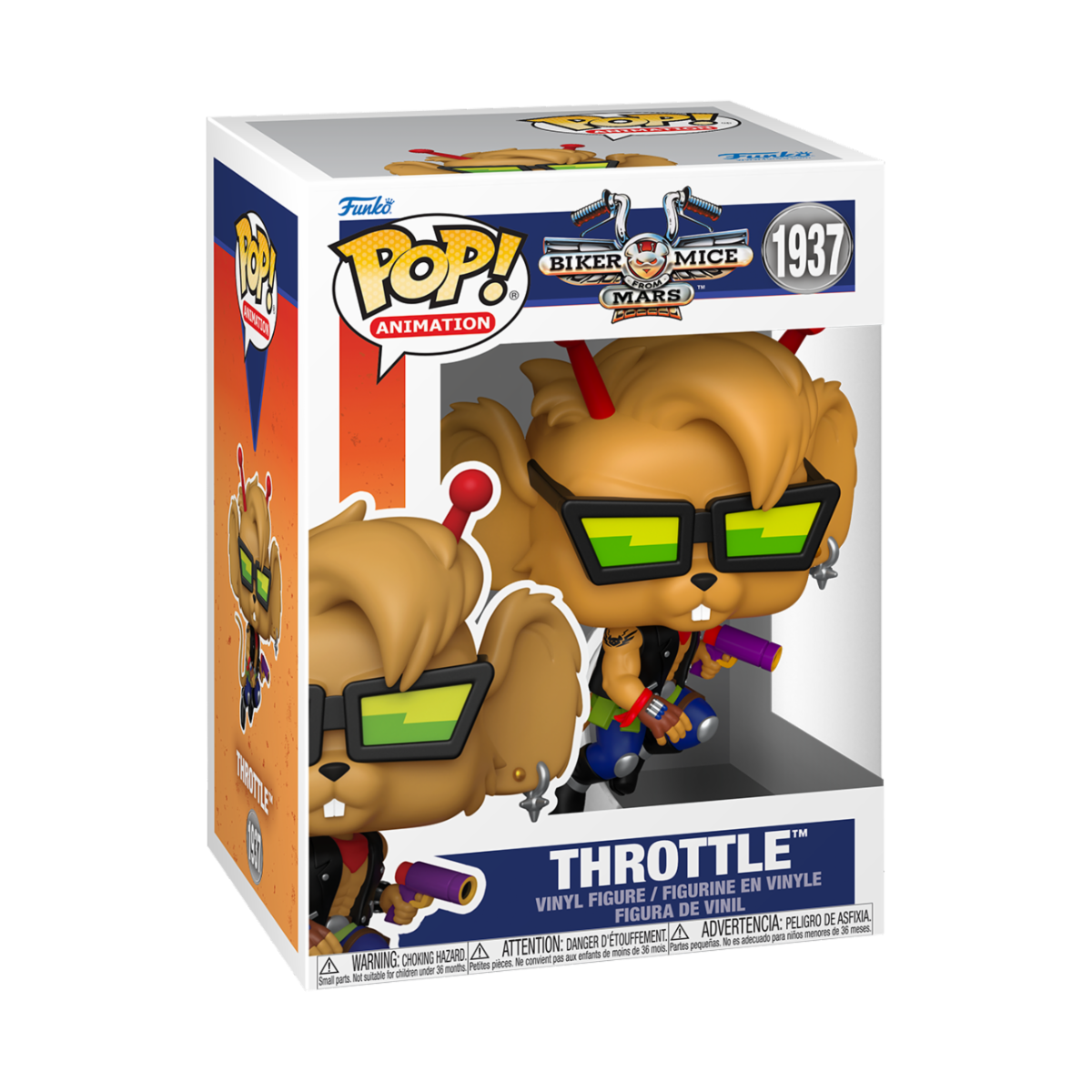 BIKER MICE FROM MARS - POP FUNKO VINYL FIGURE 1937 THROTTLE 9CM