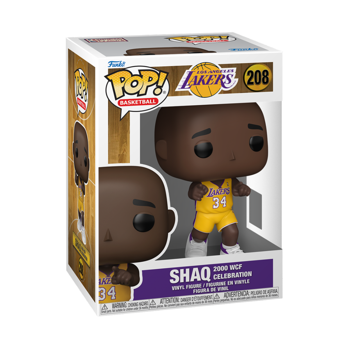 NBA - POP FUNKO VINYL FIGURE 208 SHAQ ('00 WCF CELEBRATION) 9CM