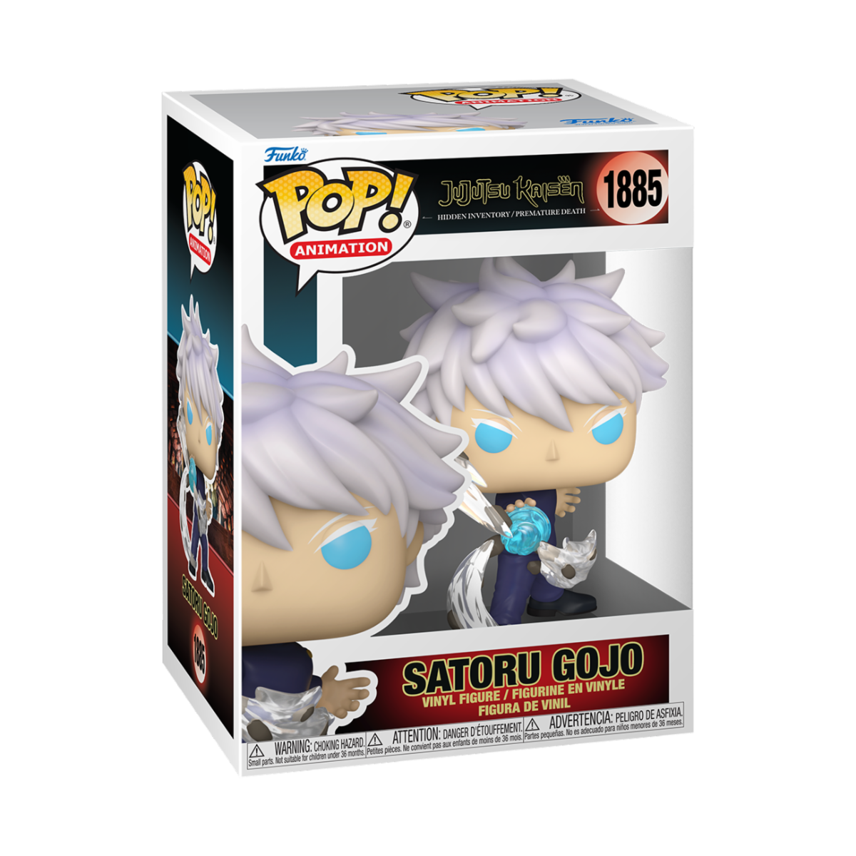 JUJUTSU KAISEN - POP FUNKO VINYL FIGURE 1885 GOJO (HIDDEN INV) 9CM