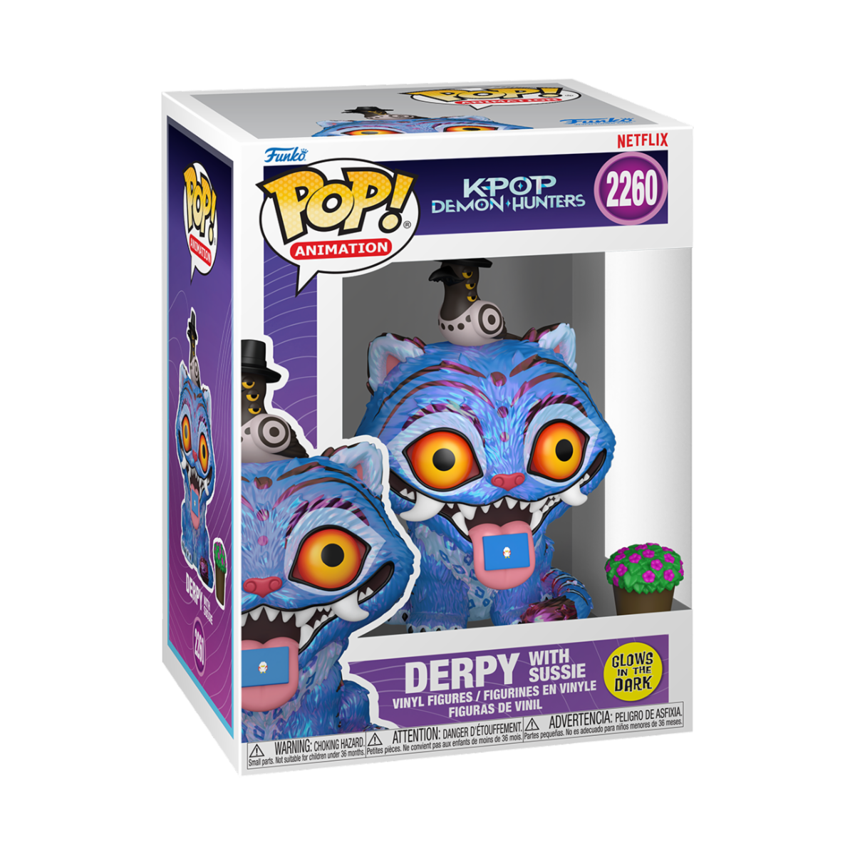 KPOP DEMON HUNTERS - POP FUNKO VINYL FIGURE 2260 DERPY WITH SUSSIE 9CM
