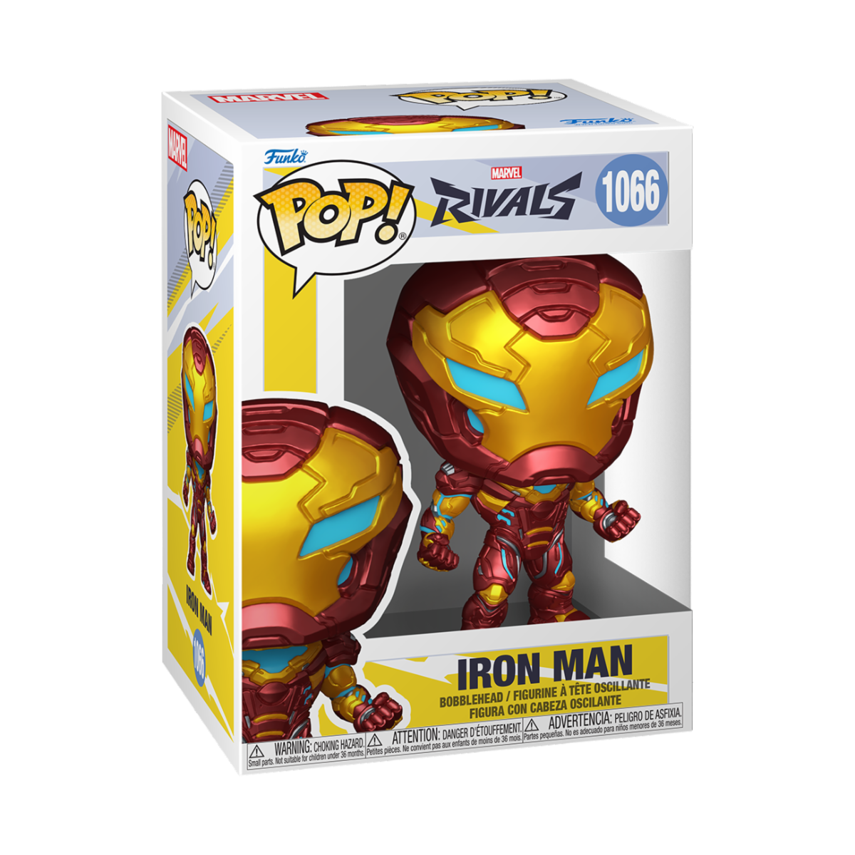 MARVEL: RIVALS - POP FUNKO VINYL FIGURE 1066 IRON MAN 9CM