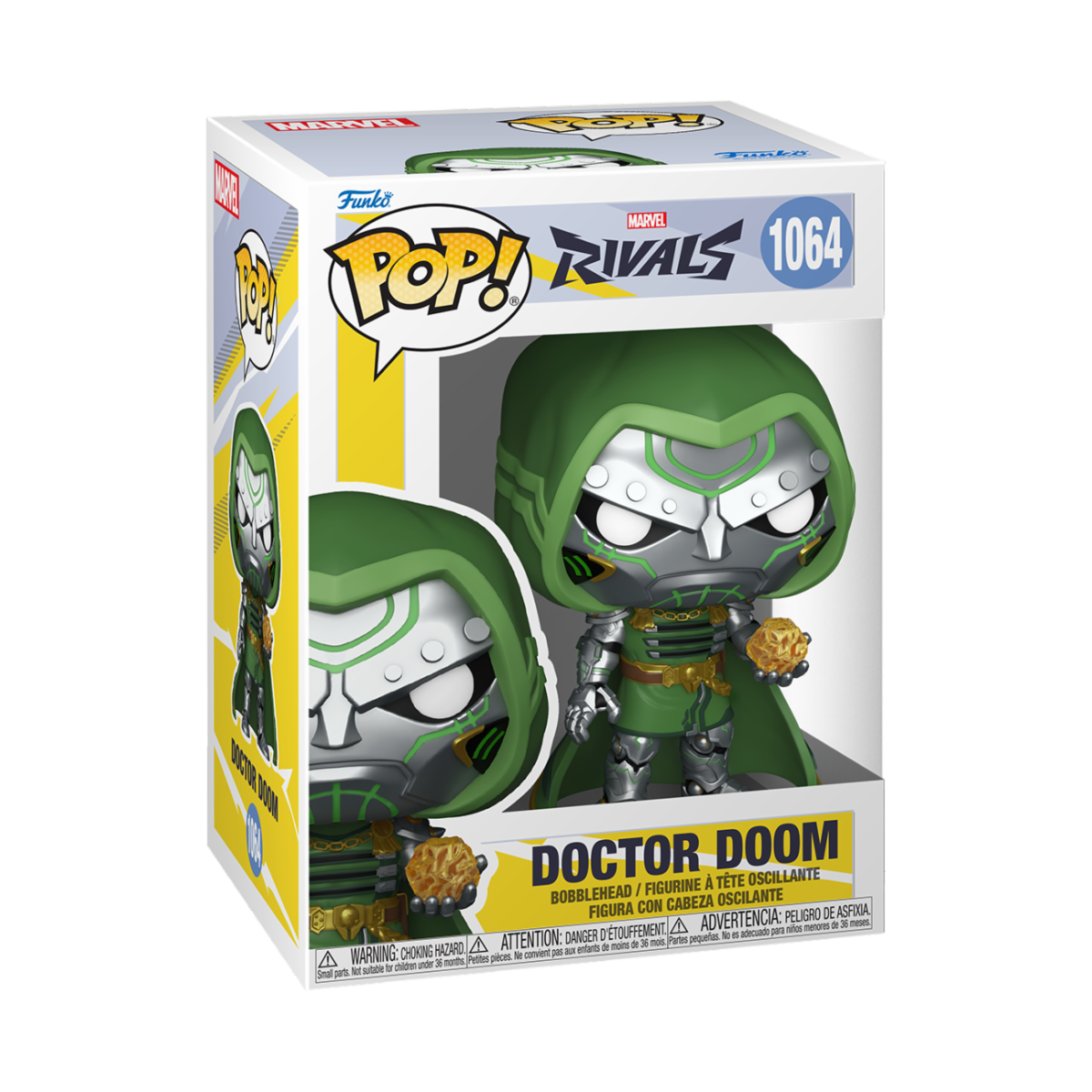 MARVEL: RIVALS - POP FUNKO VINYL FIGURE 1064 DOCTOR DOOM 9CM