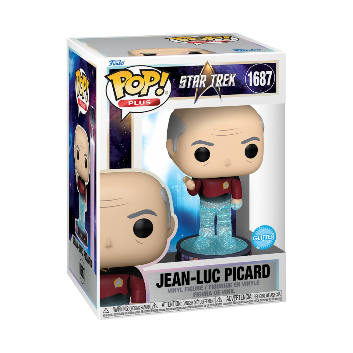 STAR TREK: TRANSPORTER - POP FUNKO VINYL FIGURE 1687 PICARD 9CM
