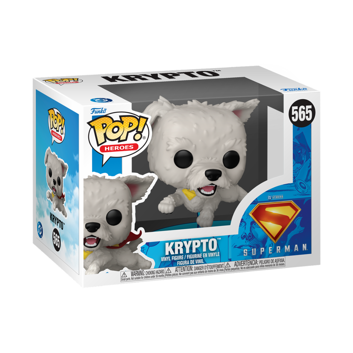 DC COMICS: SUPERMAN (2025) - POP FUNKO VINYL FIGURE 565 KRYPTO 9CM