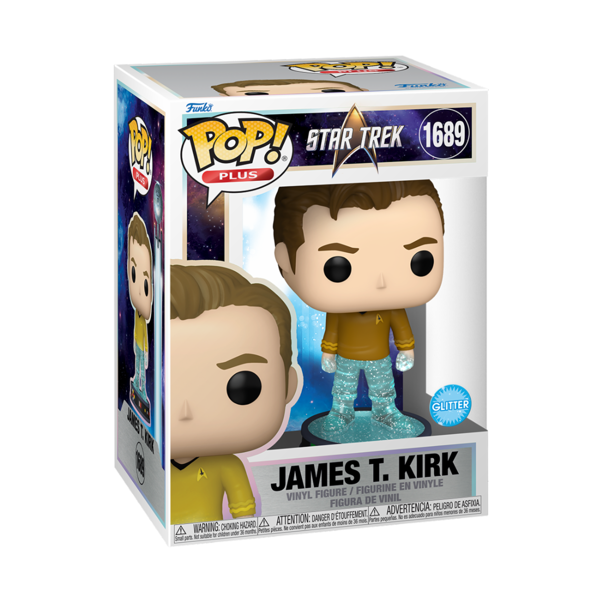 STAR TREK: TRANSPORTER - POP FUNKO VINYL FIGURE 1684 KIRK 9CM