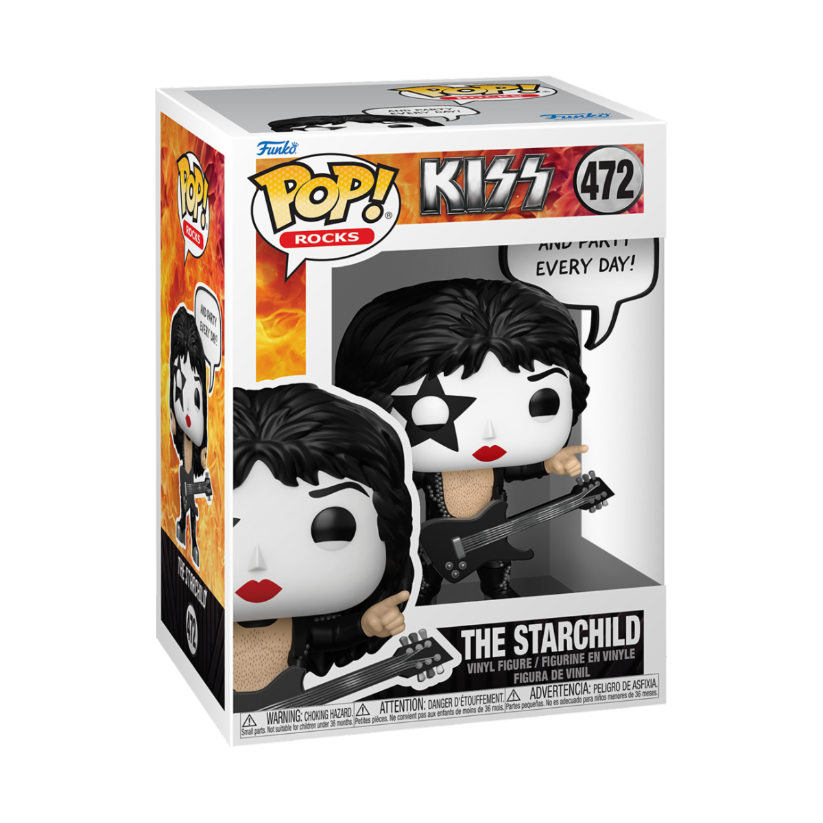 MUSIC: KISS - POP FUNKO VINYL FIGURE 472 THE STARCHILD 9CM