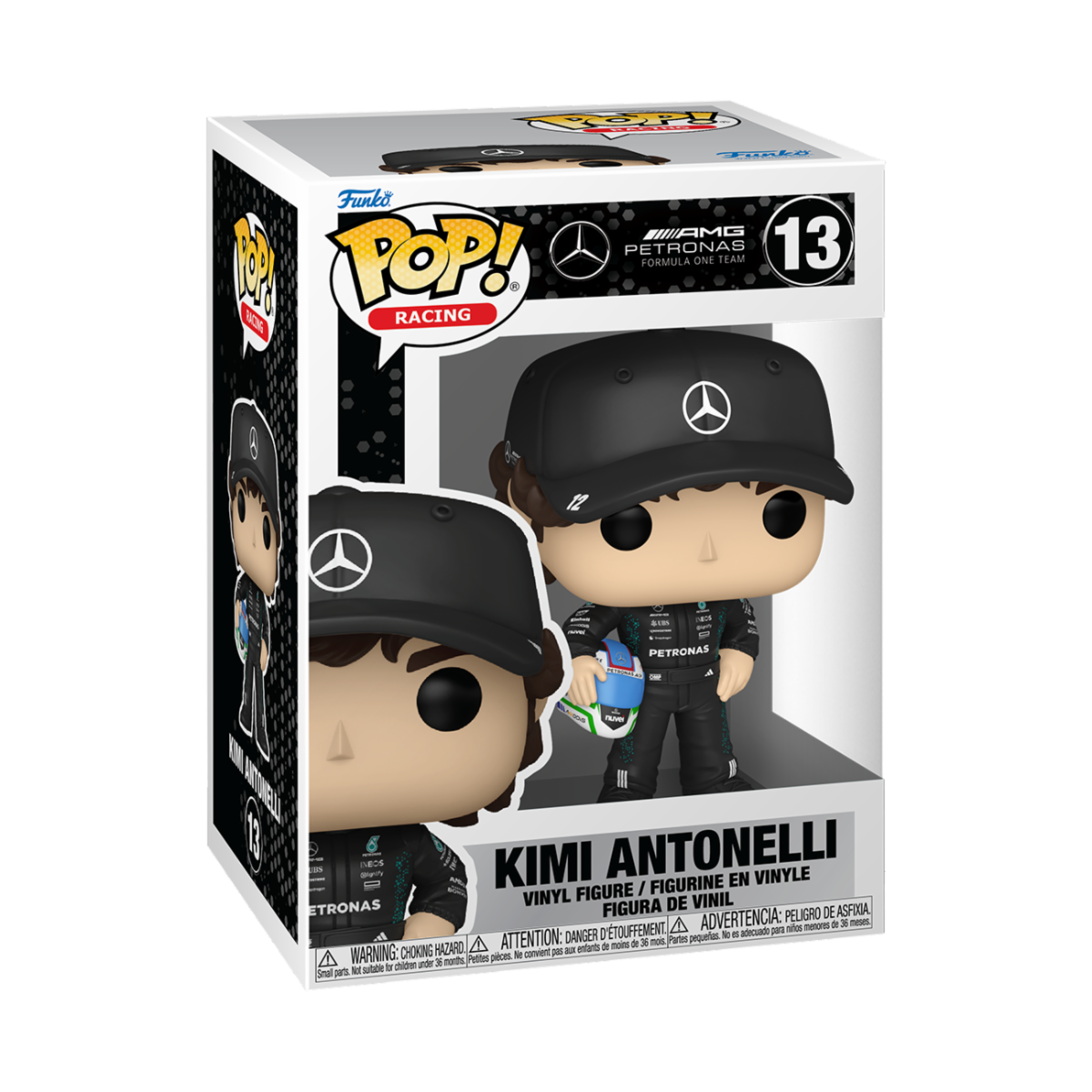 RACING: MERCEDES - POP FUNKO VINYL FIGURE 13 KIMI ANTONELLI 9CM