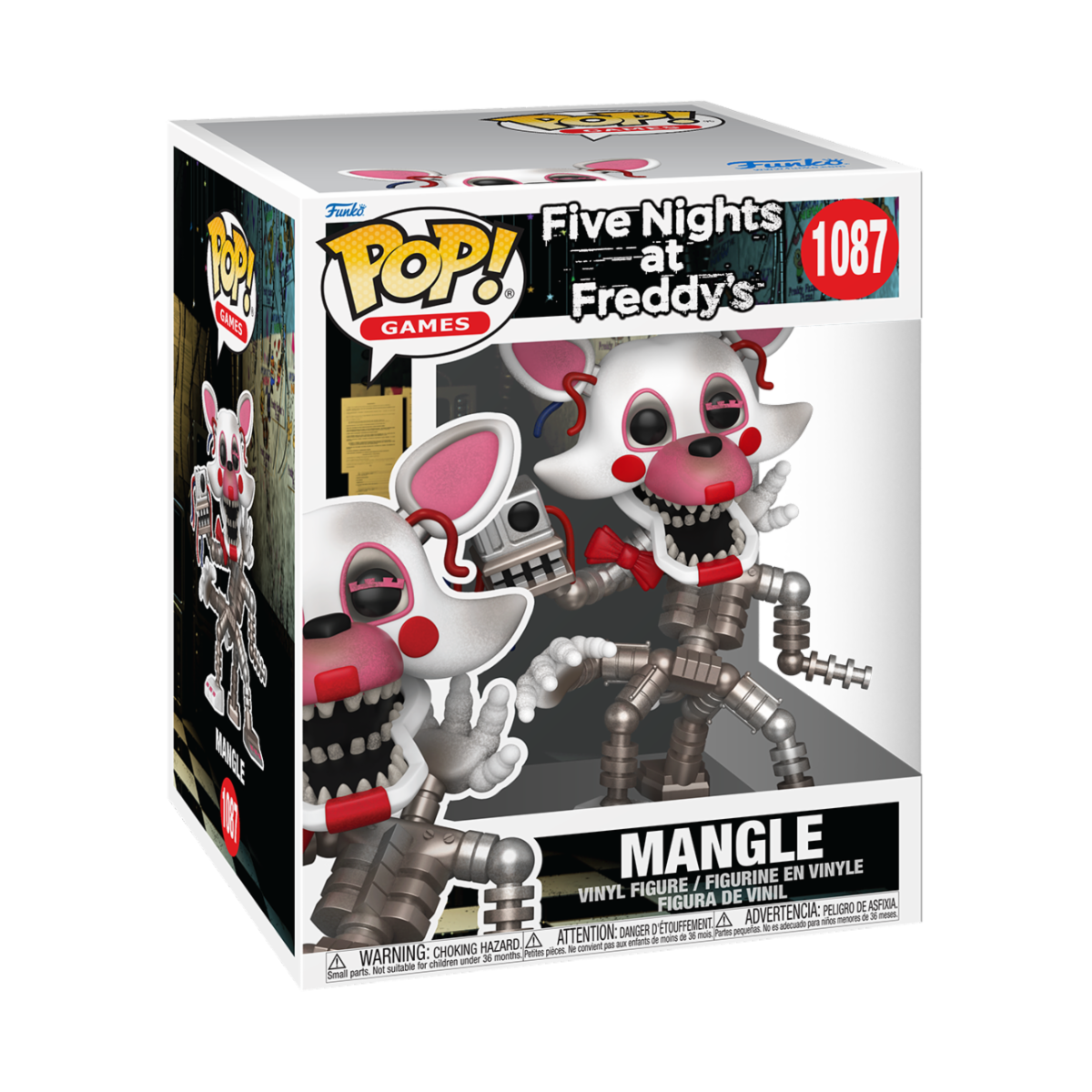FIVE NIGHTS AT FREDDY'S - POP FUNKO SUPER VINYL FIGURE 1087 MANGLE 15CM