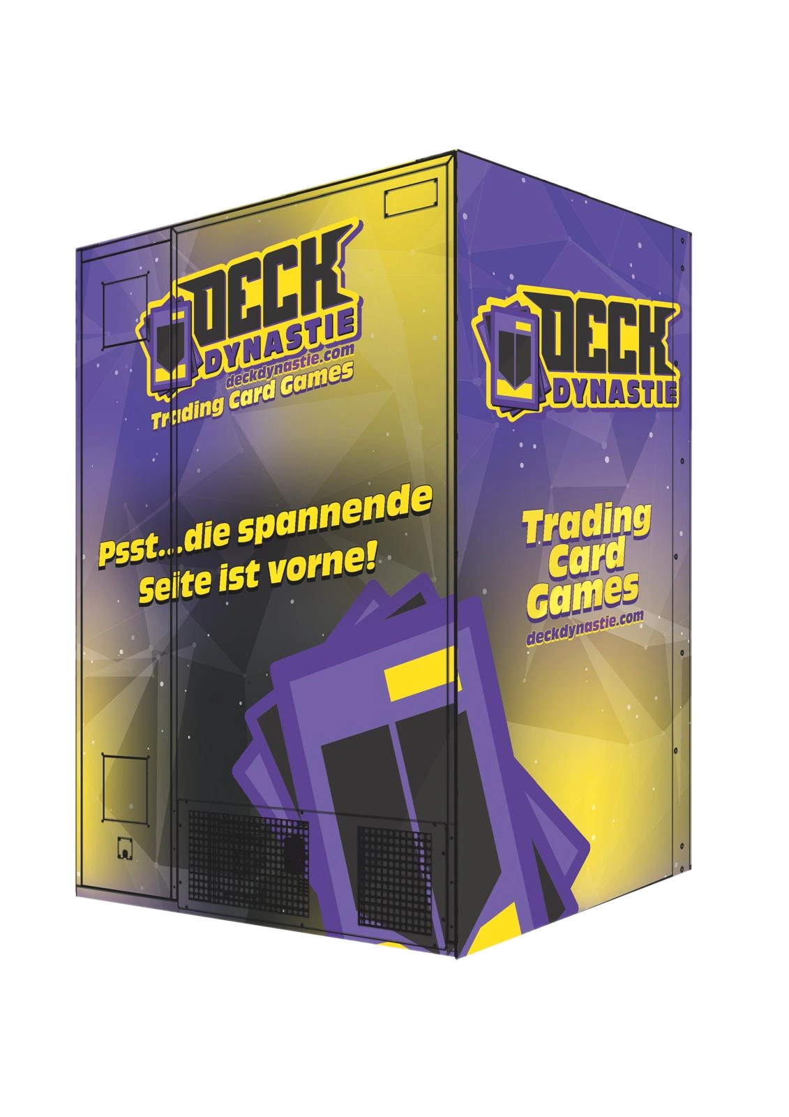 DeckDynastie TCG-Automat — Frontansicht